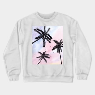 Palm Trees Sunset Crewneck Sweatshirt